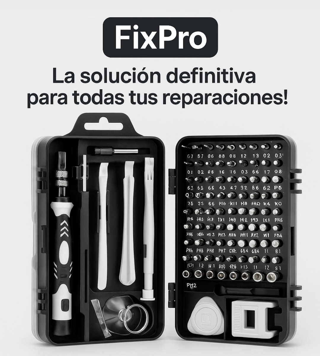 FixPro™ - HERRAMIENTAS DE PRECISIÓN 115 EN 1