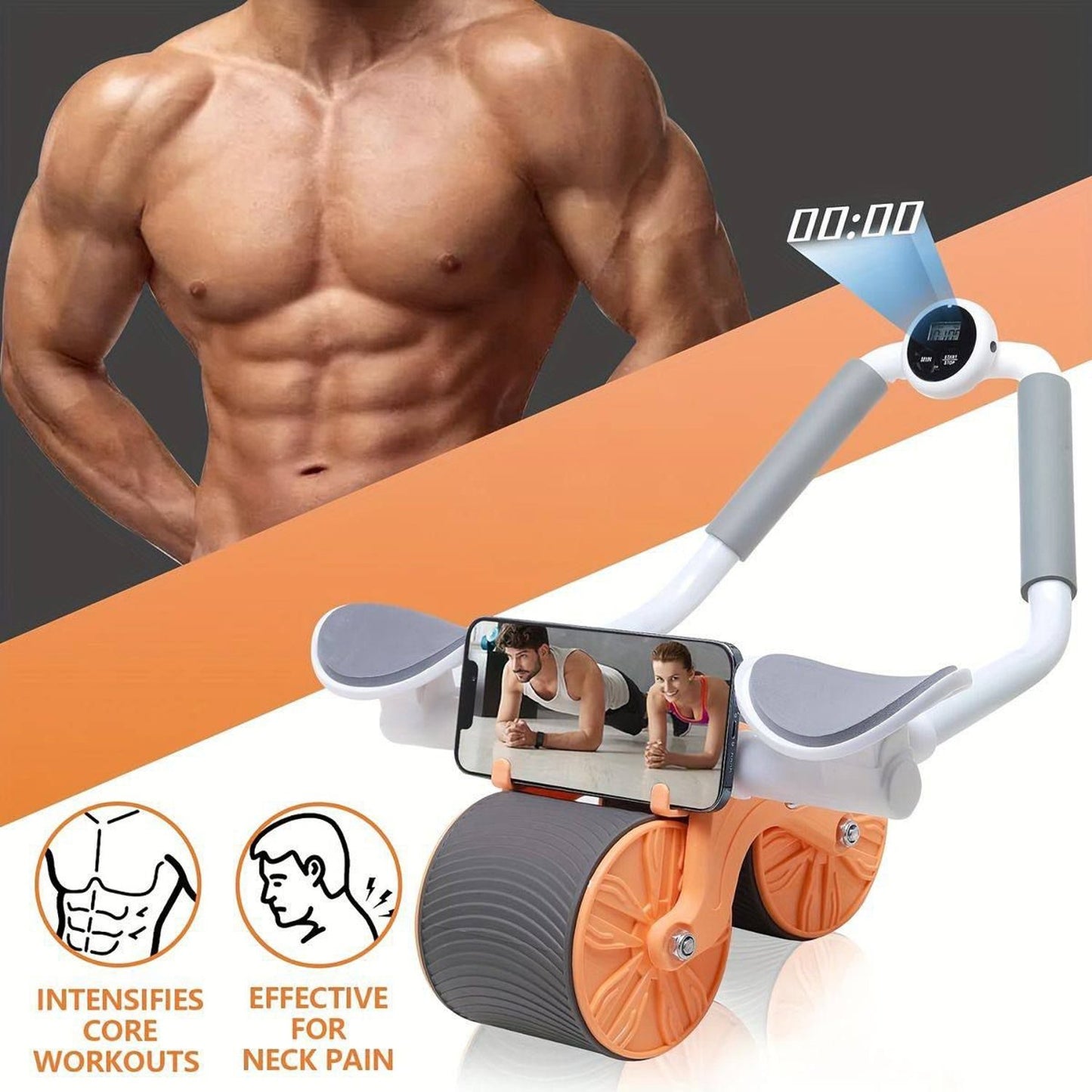 AB ROLLER™ RODILLO PRO DE EJERCICIO ABDOMINAL
