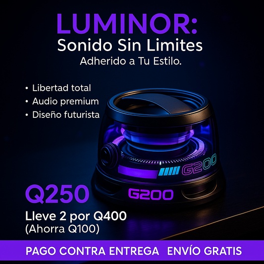 Luminor® - Mini Bocina Magnético Portátil