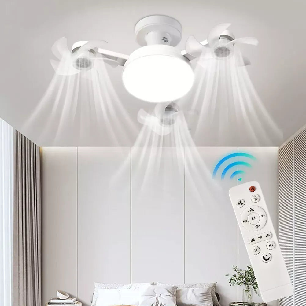 LumiFan™ VENTILADOR DRONE DE LUZ 2 EN 1